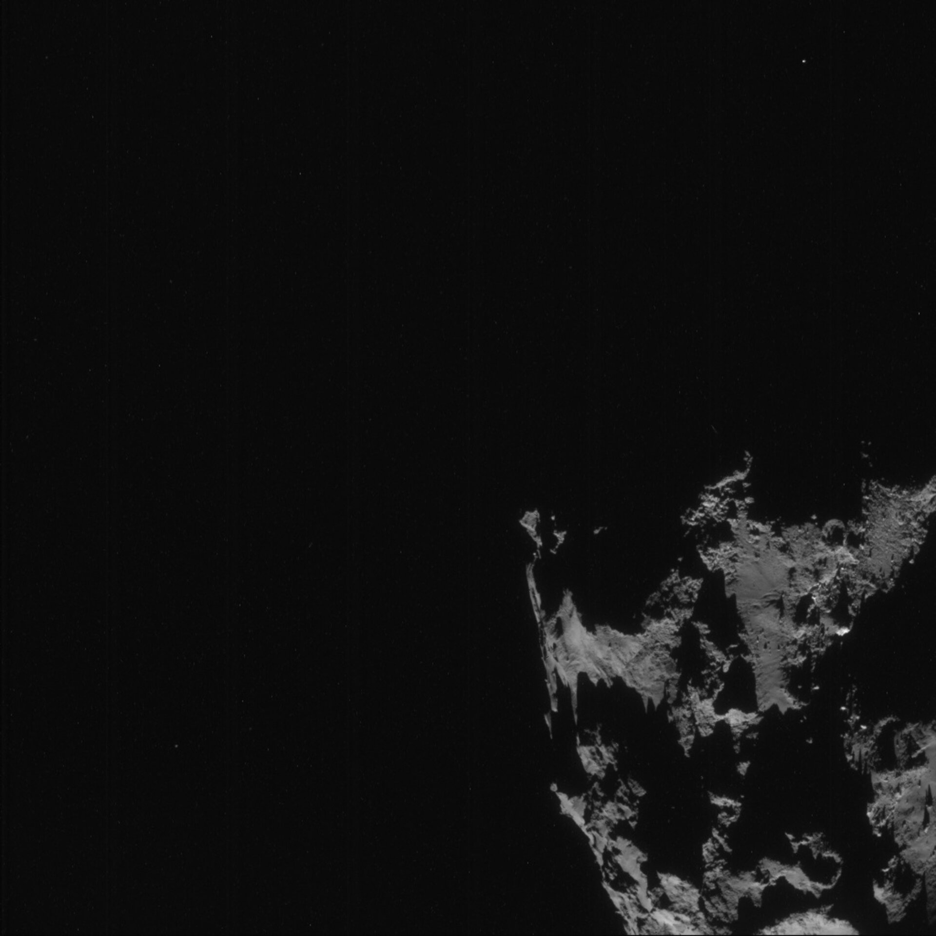 Comet on 7 September 2014 – NavCam (D)  