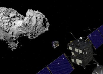Rosetta and Philae at comet 