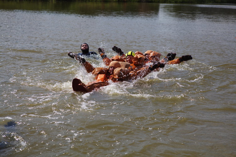 Timothy Peake during survival training