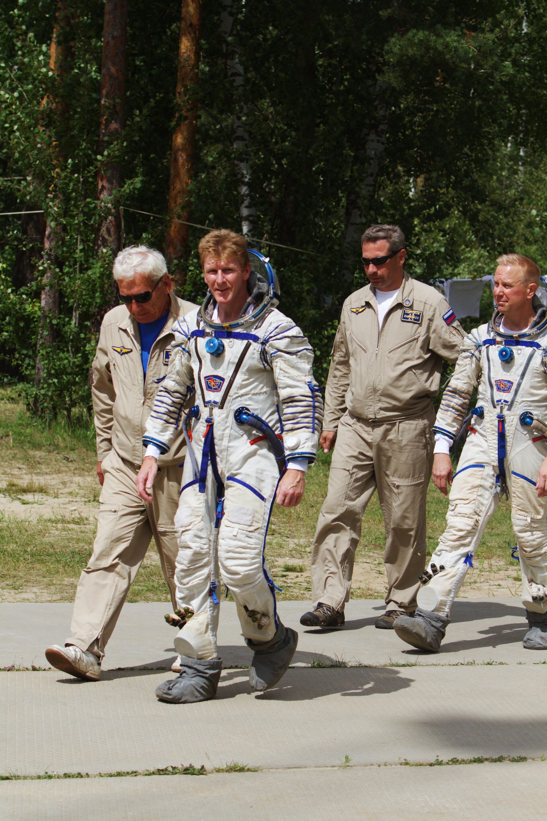 Timothy Peake during survival training