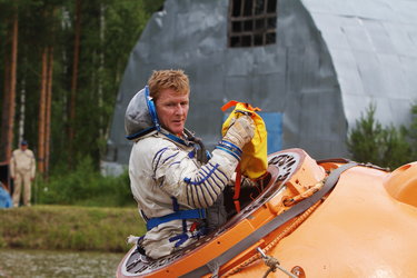 Timothy Peake during survival training