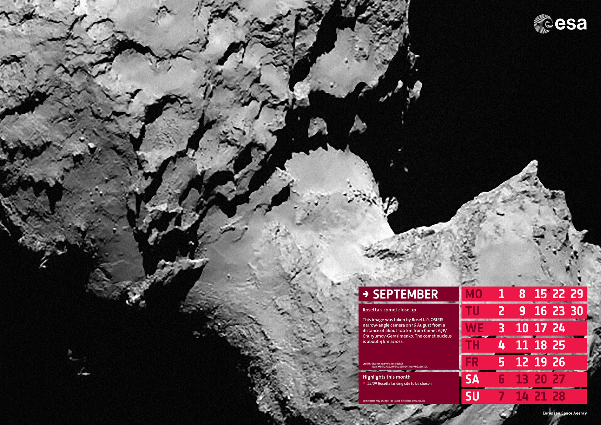Rosetta’s comet close up