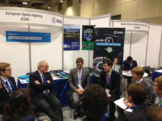 ESA students meet ESA Director General, Jean-Jacques Dordain