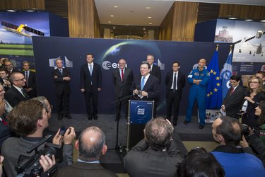 José Manuel Barroso at the ‘Space For Our Future’ exhibition inauguration