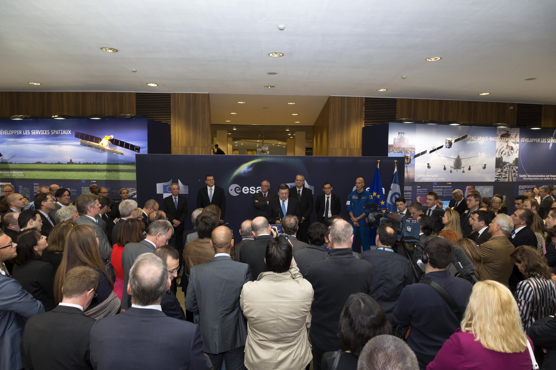 José Manuel Barroso at the ‘Space For Our Future’ exhibition inauguration