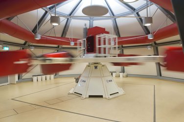 Large Diameter Centrifuge at full speed