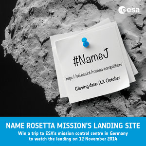 Name Rosetta mission's landing site