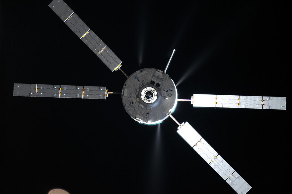 ATV-5 approaching Station