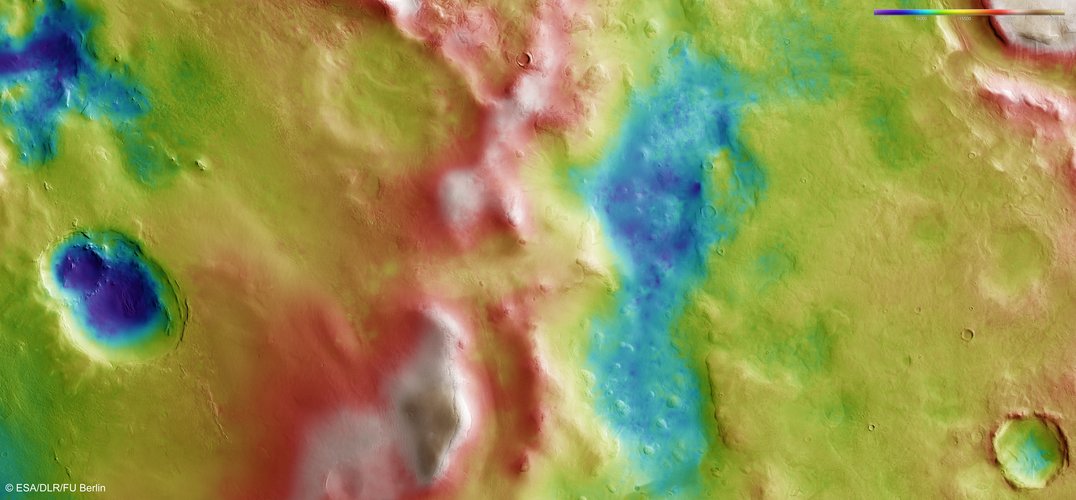 Hellas Chaos topography 