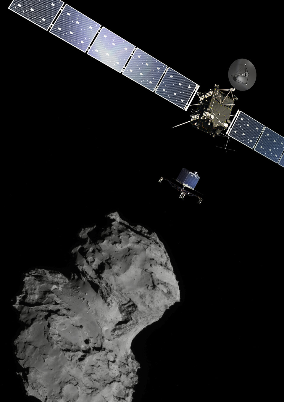 Seit 12. März 2015 hatte die Kommunikationseinheit an Bord des Rosetta-Orbiters immer wieder nach den Funksignalen des Landegerätes gelauscht
