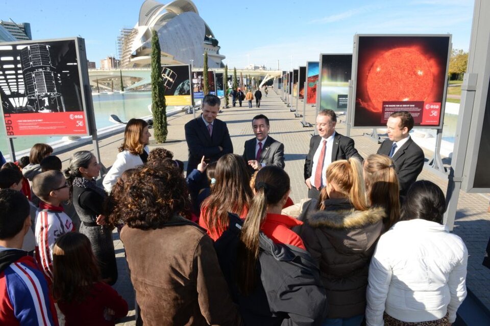 Exposición de la ESA, en la Ciudad de las Artes y las Ciencias de Valencia