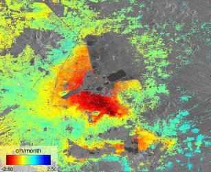 Mexico City subsidence