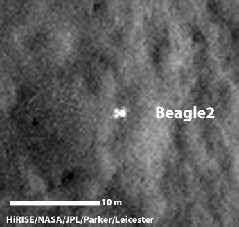 Nahaufnahme von Beagle-2