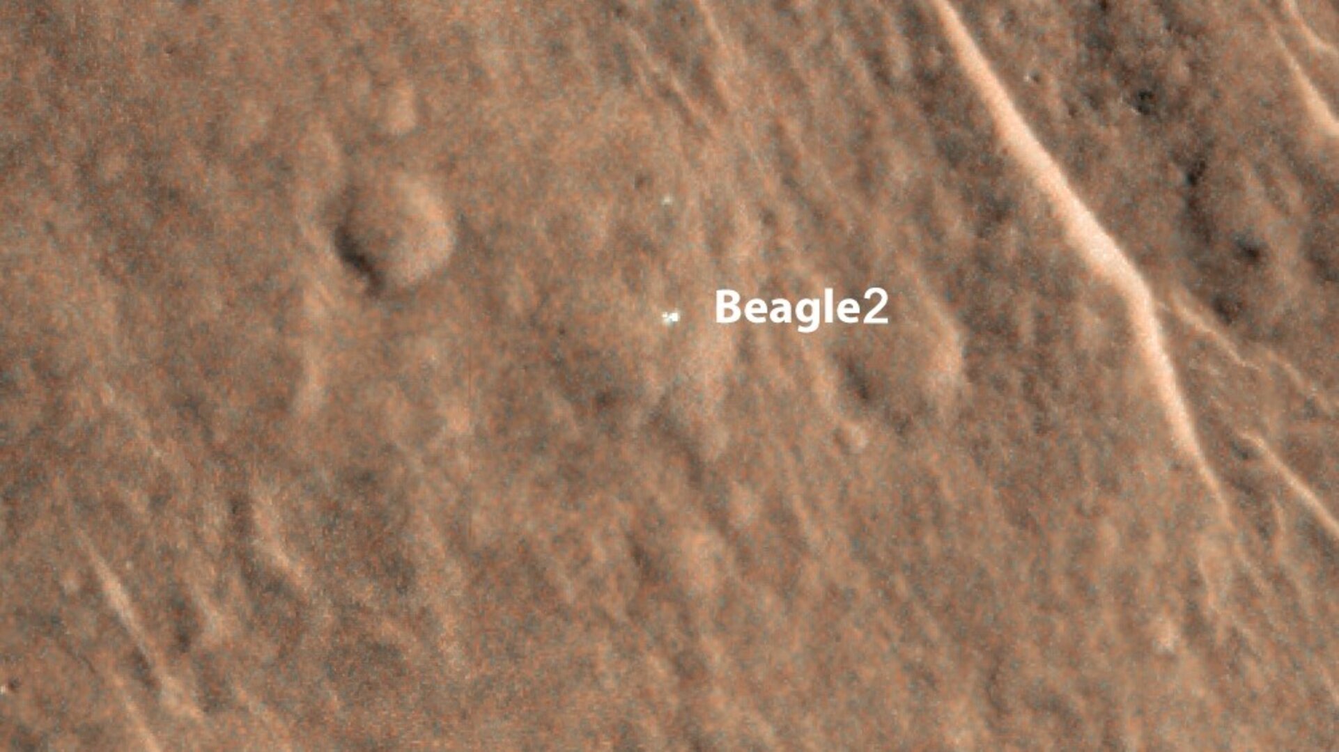 Colour image of Beagle-2 on Mars 