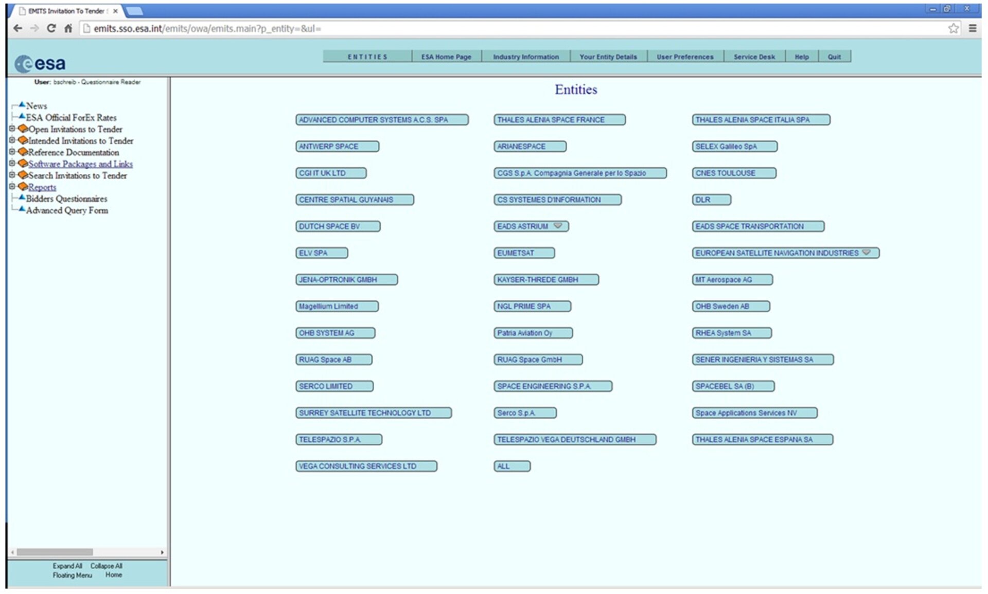 EMITS - Description of Functionalities