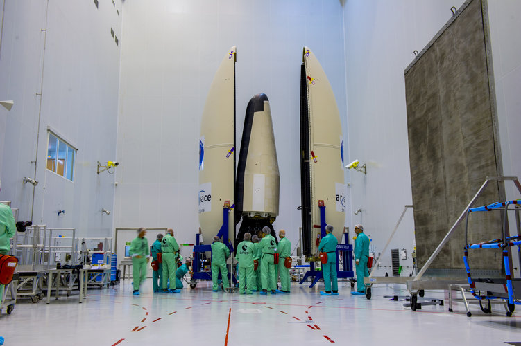 IXV during fairing encapsulation