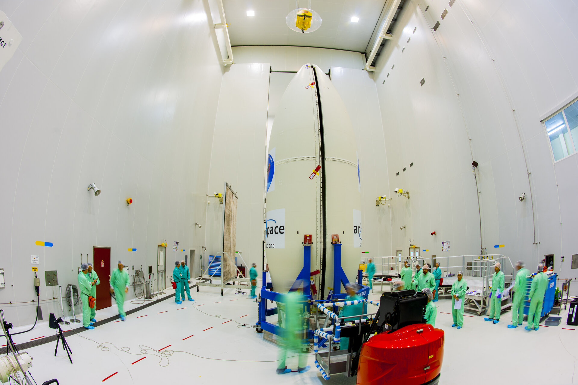 IXV during fairing encapsulation