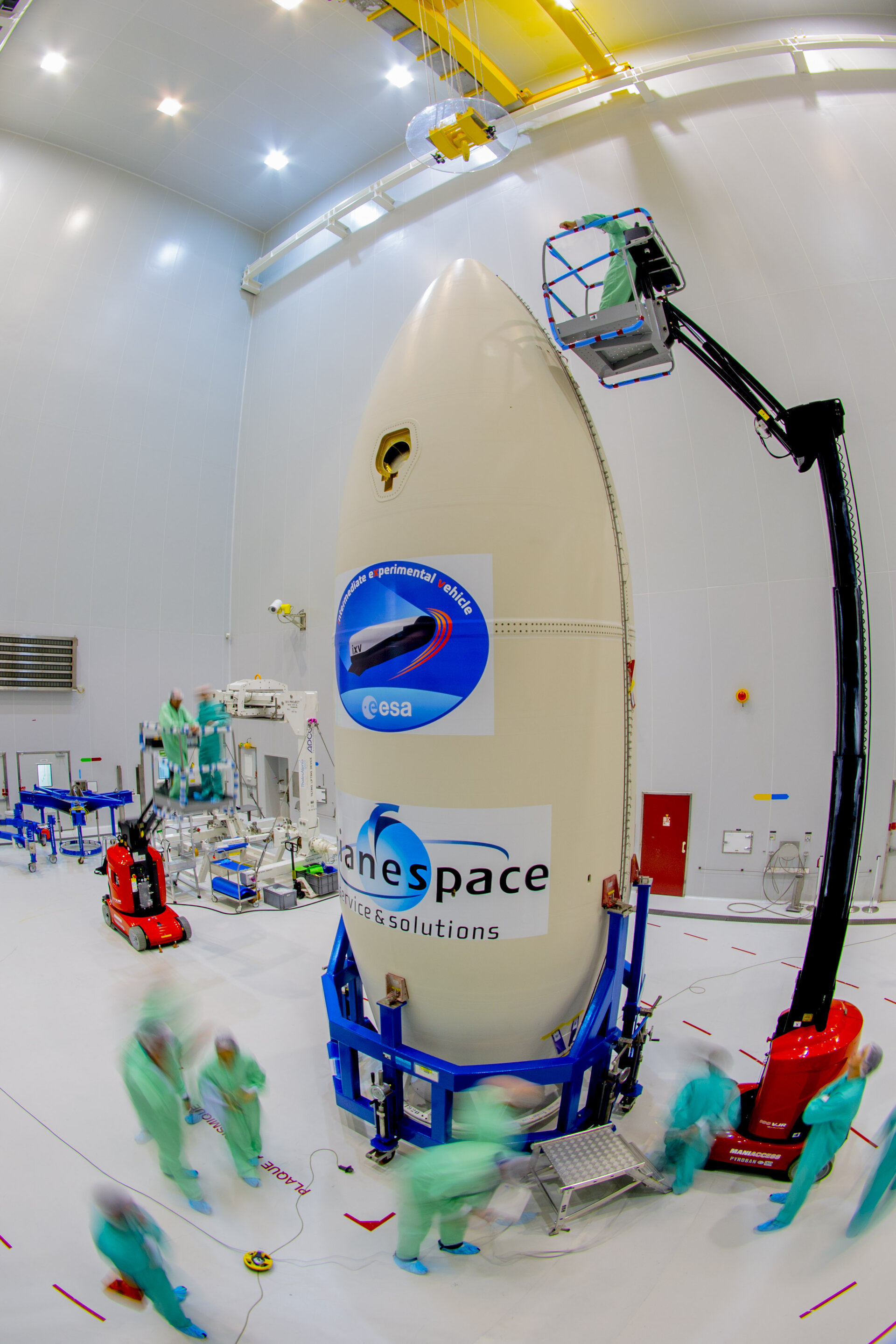 IXV during fairing encapsulation