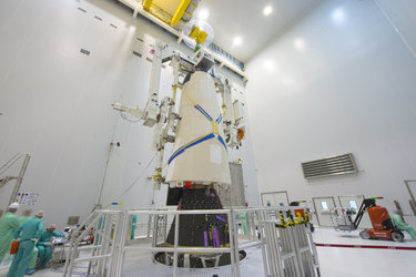 IXV installation on its payload adapter