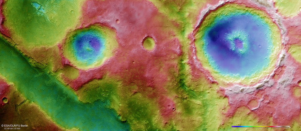 Nili Fossae topography