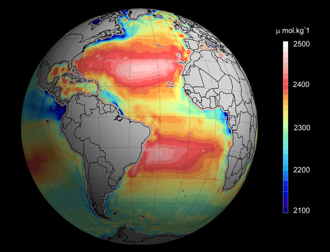 Ocean alkalinity