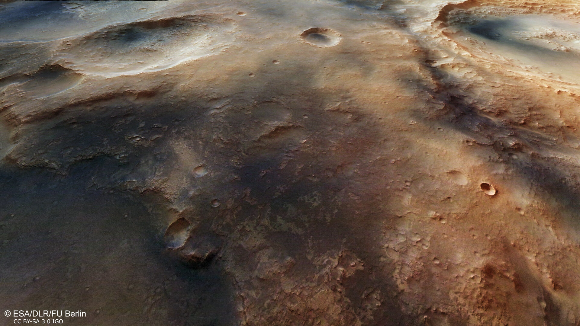 Perspective view of Nili Fossae