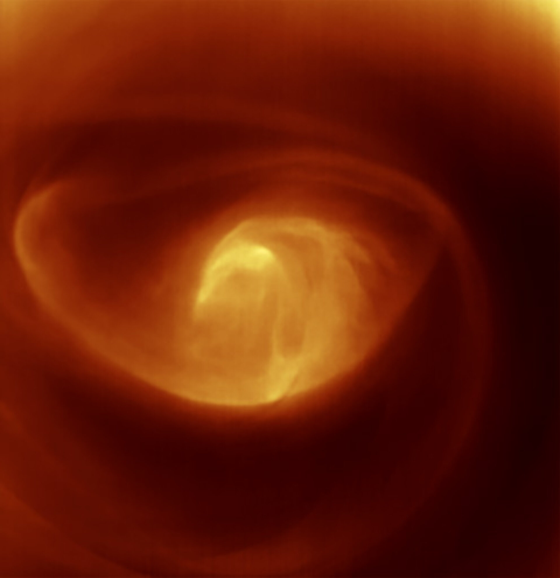 Venus Express snaps swirling vortex