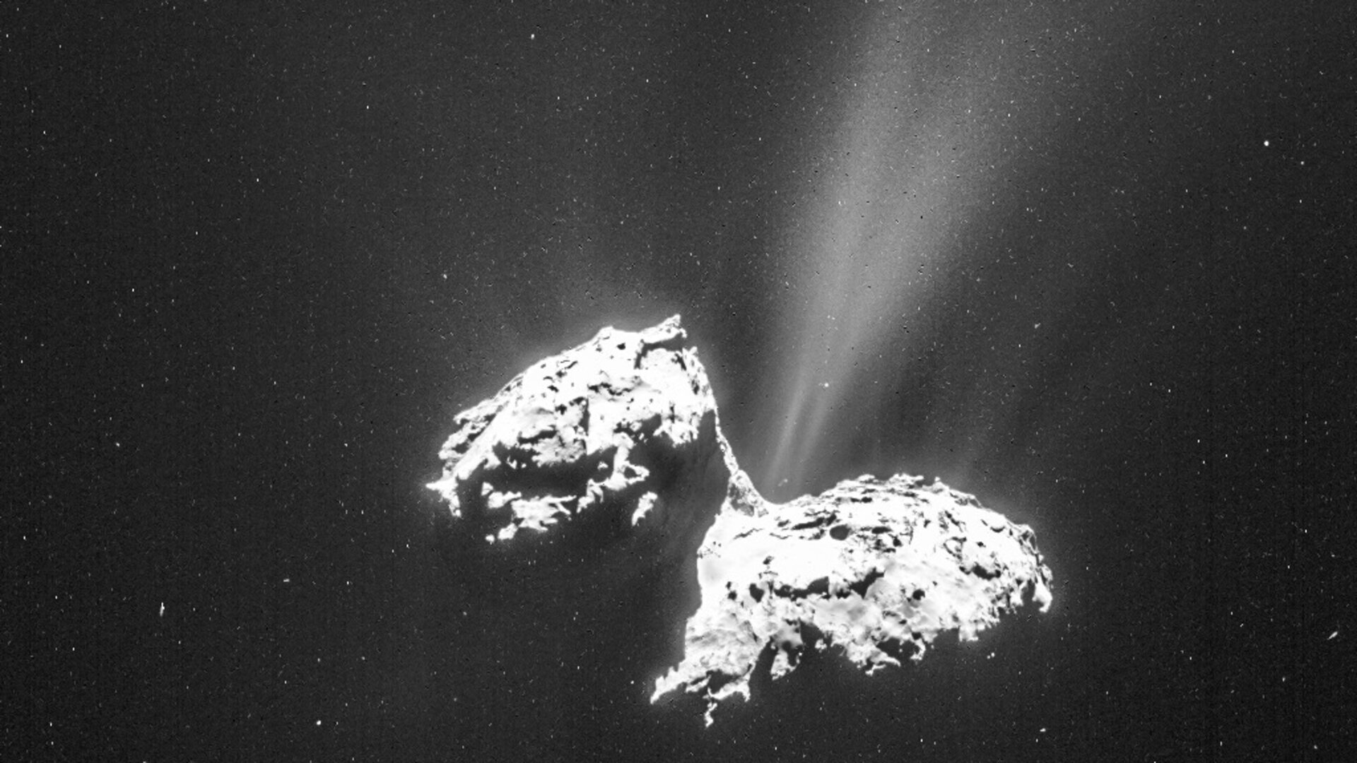 Het instrument ROSINA meet de gassen die aan de komeet ontsnappen