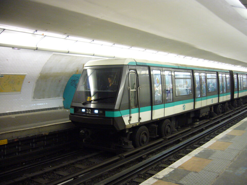 Une rame de métro parisien