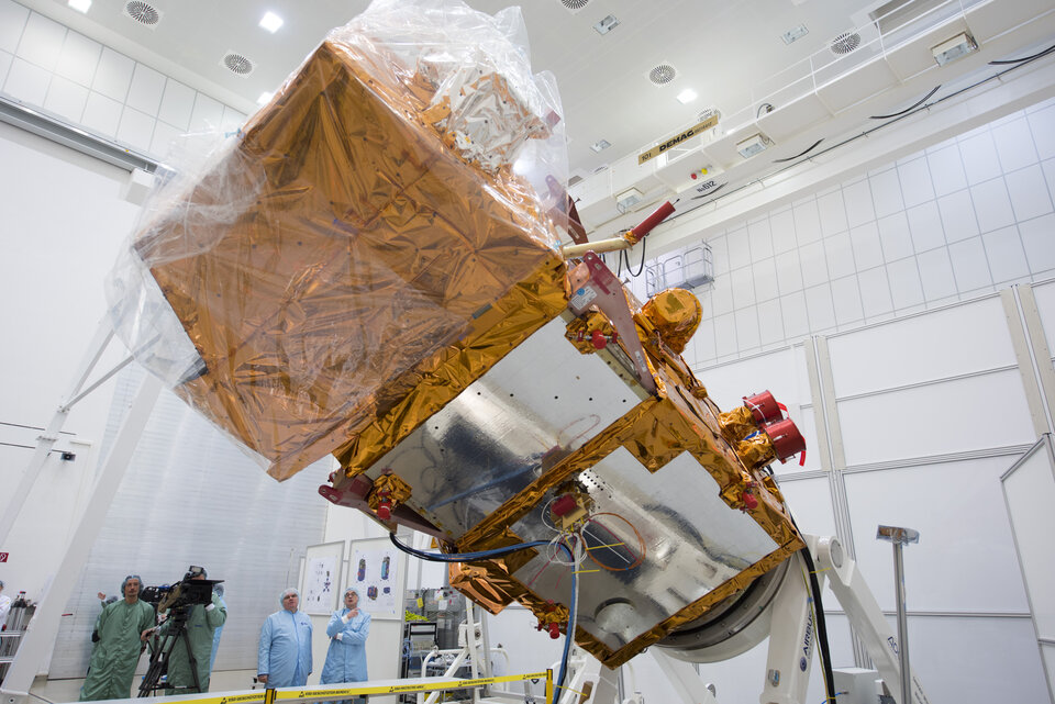 Sentinel-2A in the cleanroom