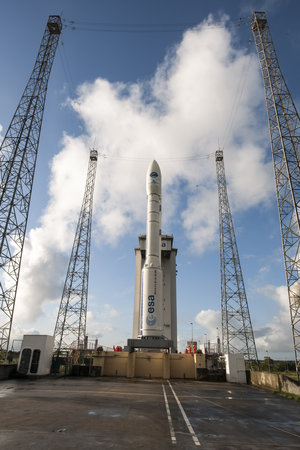 Vega VV04 on launch pad