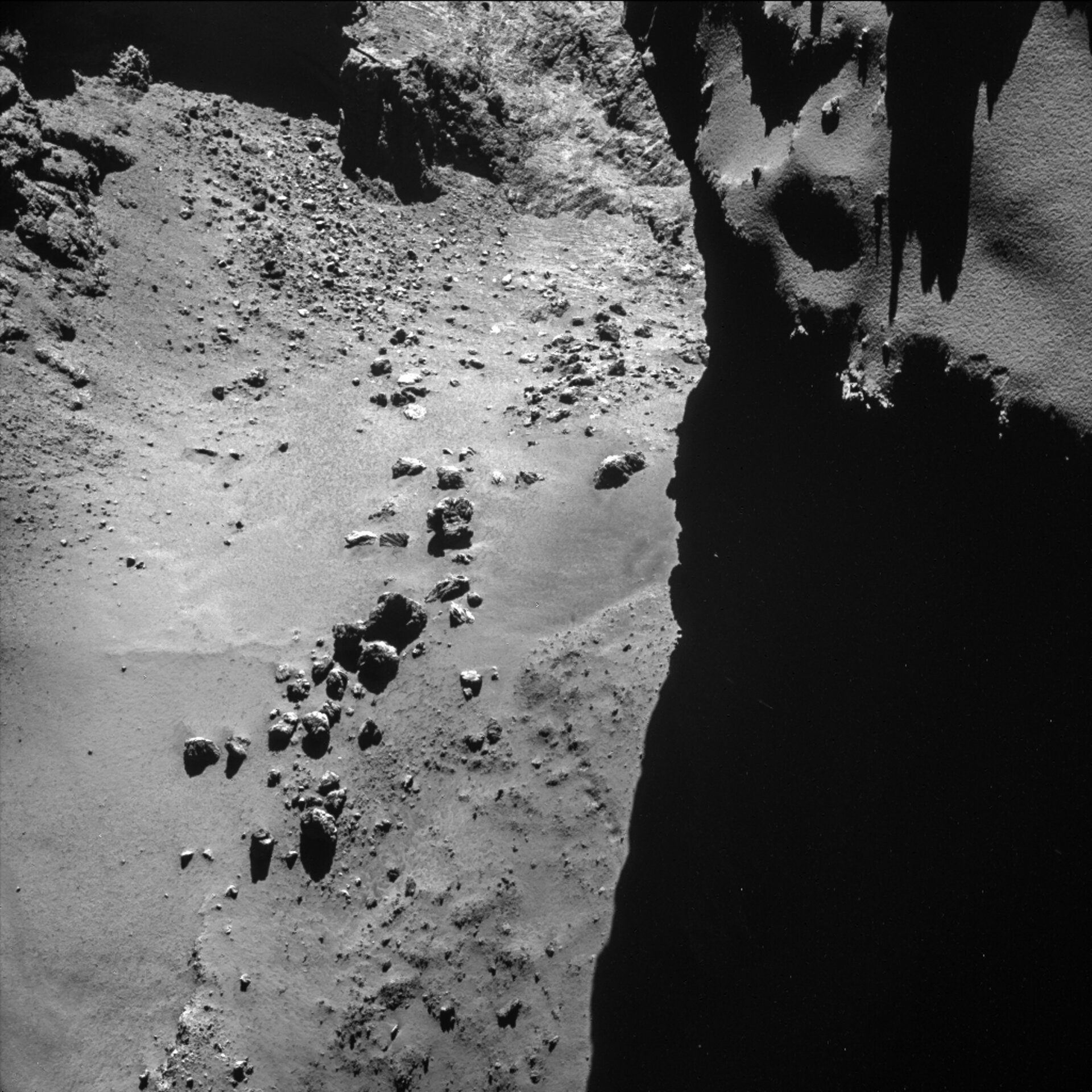 Comet on 17 October 2014 - NavCam