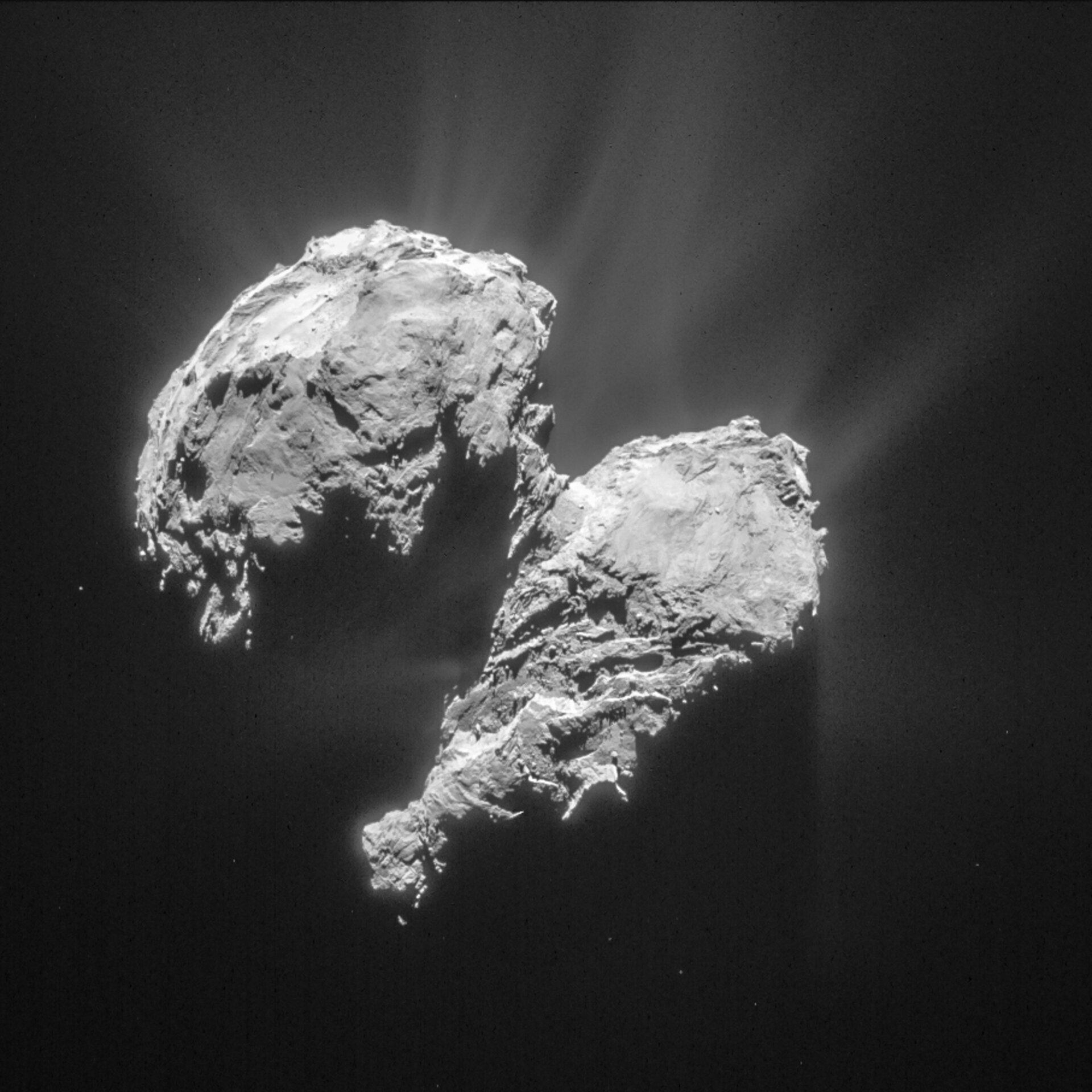 Rosettas Komet