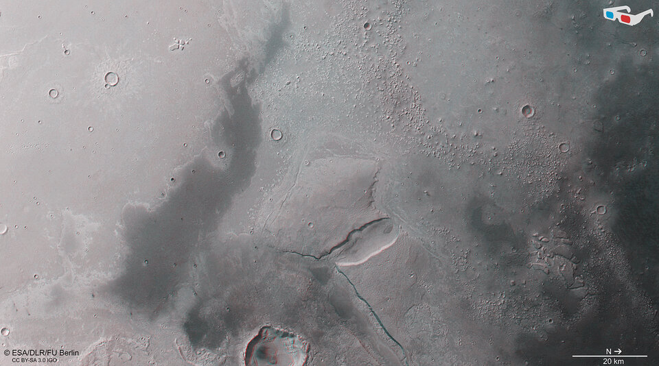 Cydonia Mensae en 3D