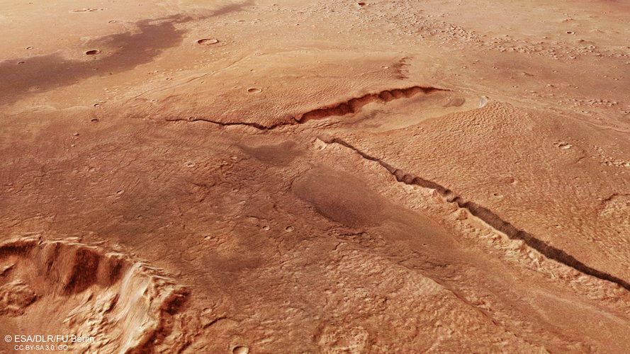 Cydonia Mensae – perspective view