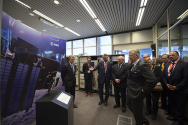 Franco Ongaro presented the PROBA satellite control centre