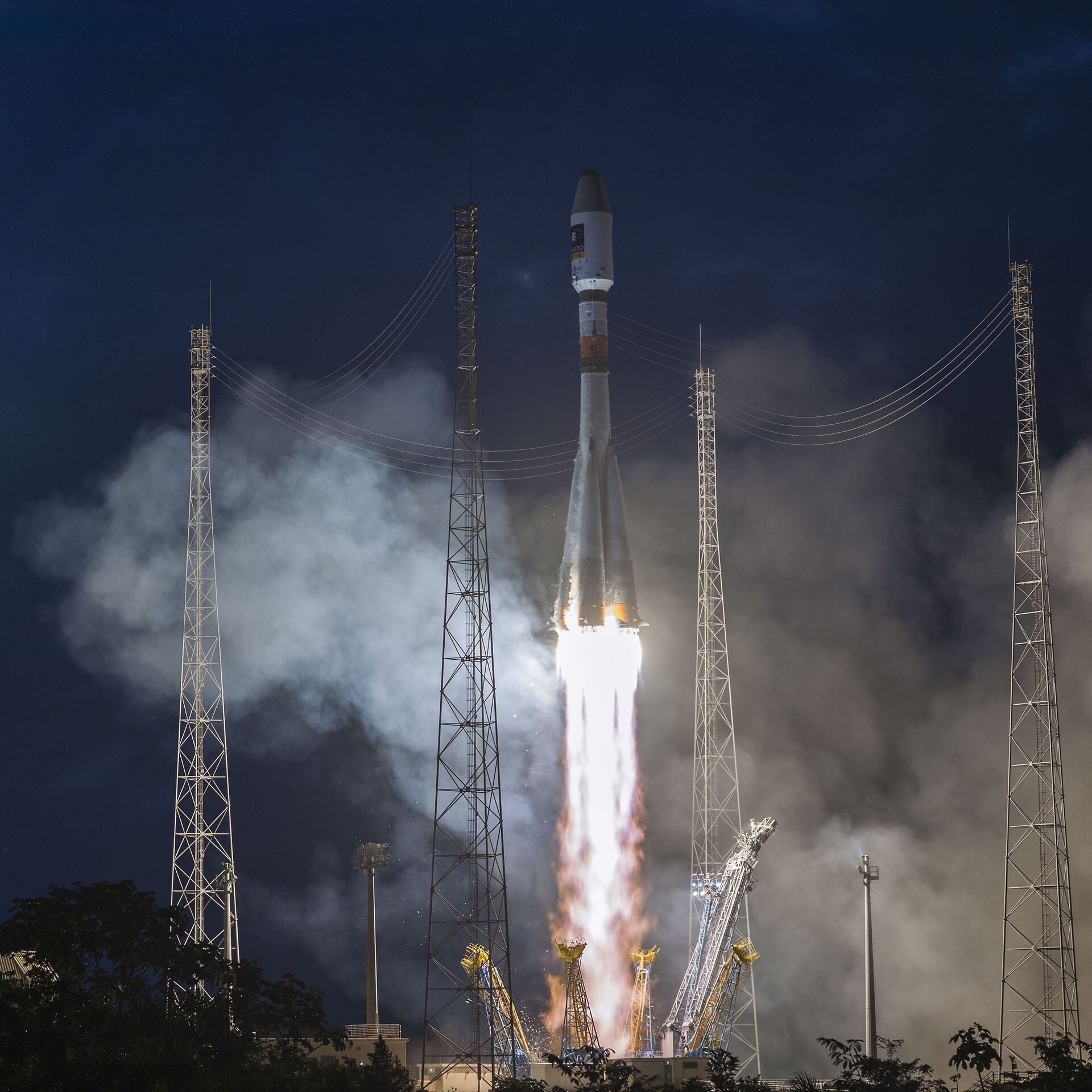 Galileo's Soyuz liftoff