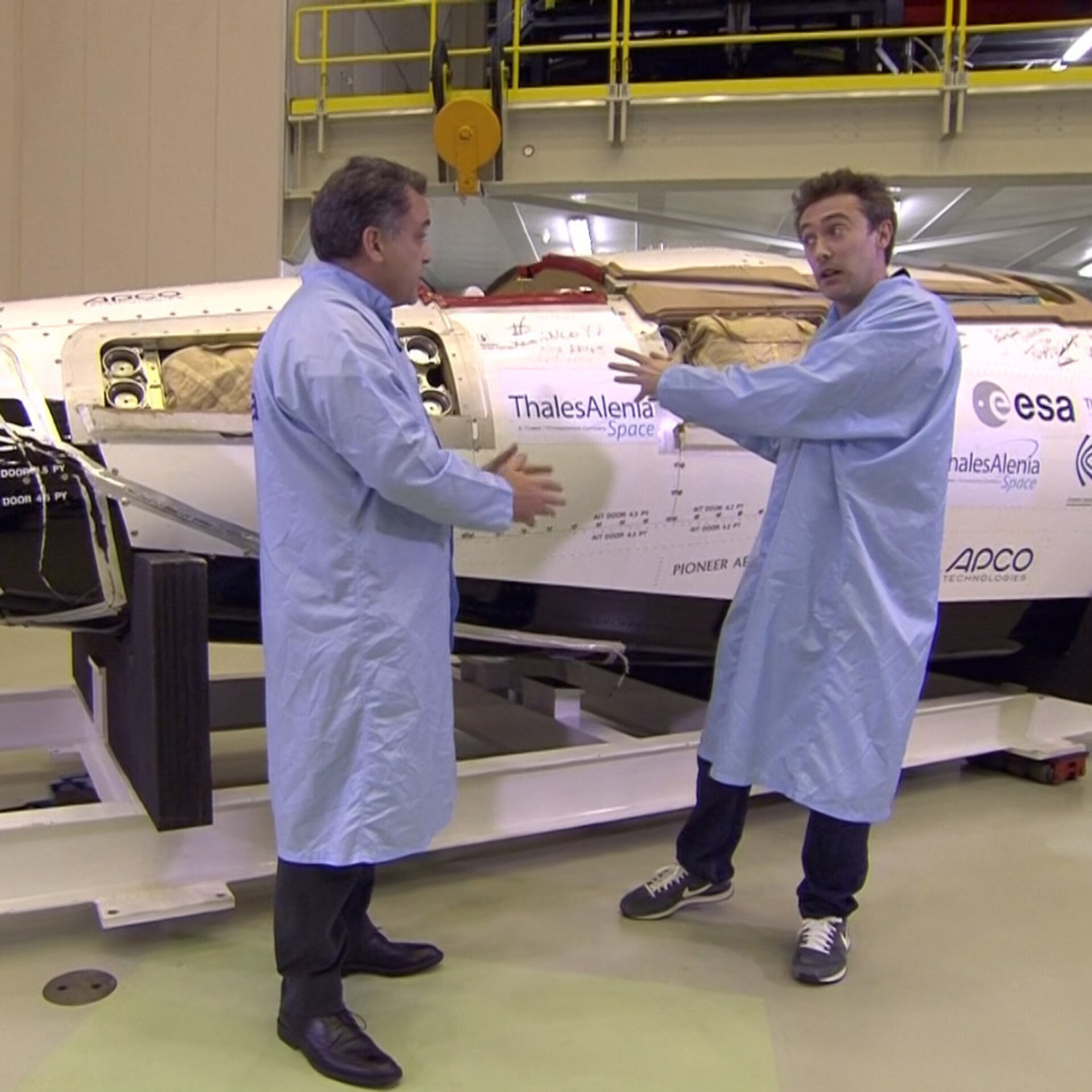 Talking about ESA’s spaceplane on BBC Stargazing Live