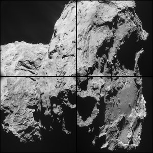 Comet on 28 March 2015 – NavCam montage (a)