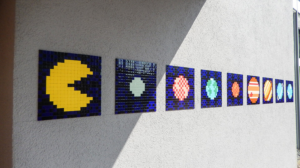 Solar System mosaic at ESOC