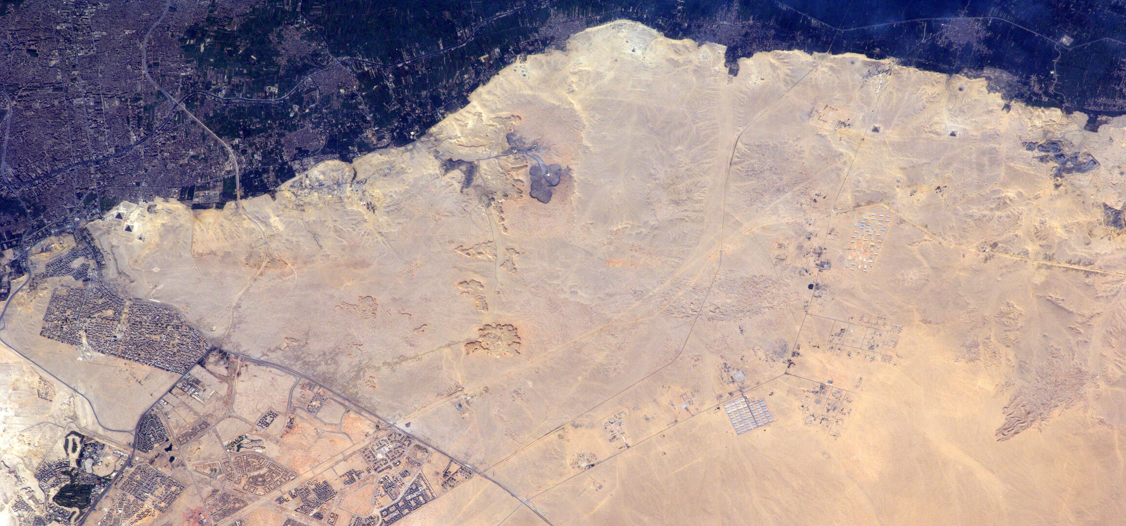 Pyramids from Space Station