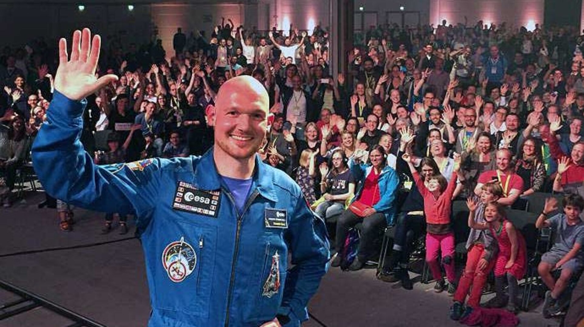 ESA astronaut Alexander Gerst at re:publica conference 2015