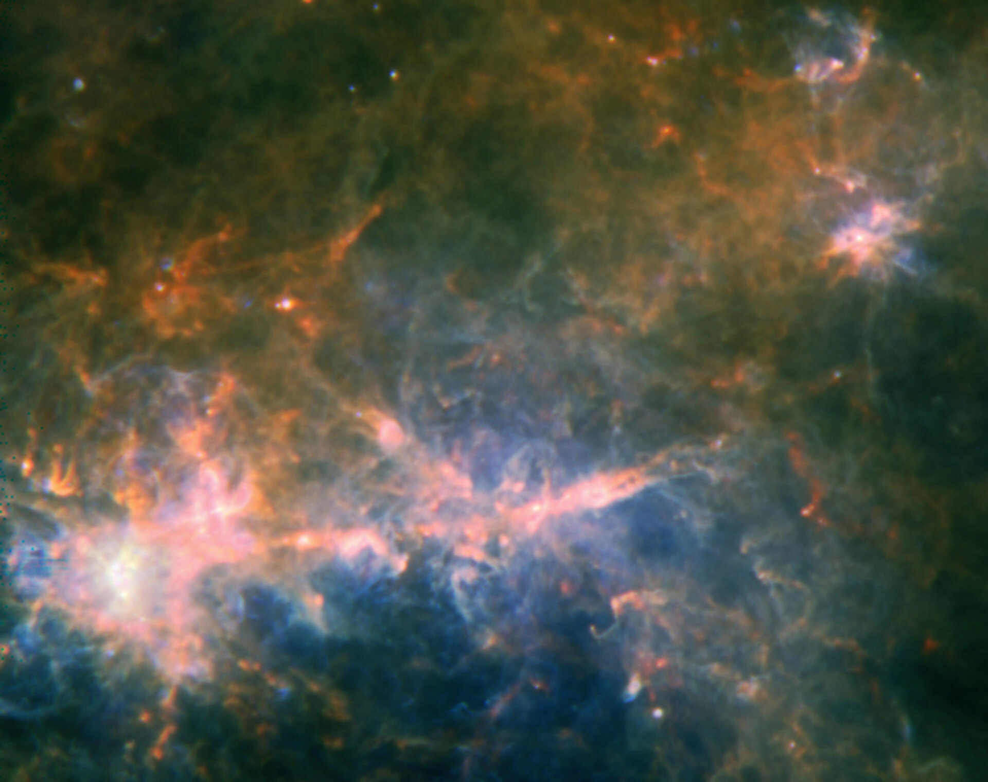 Η άποψη του G49 από το Herschel