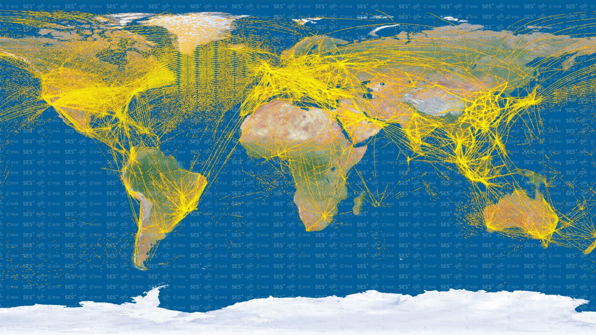 Proba-V detecting aircraft 