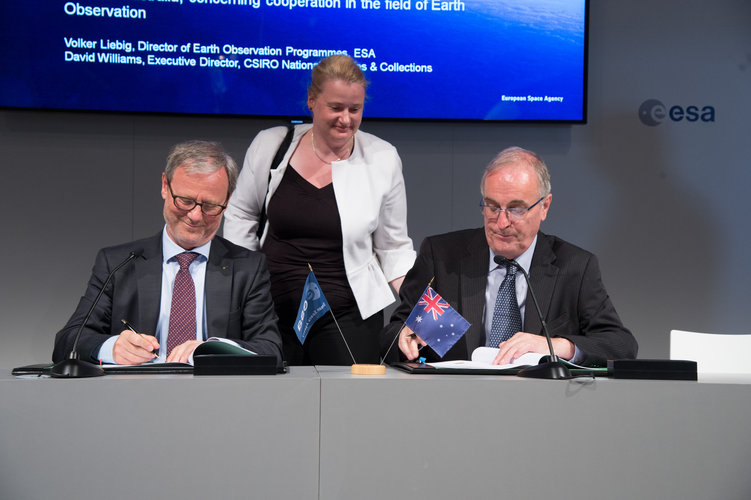 Agreement on the collaboration between Australian and European researchers