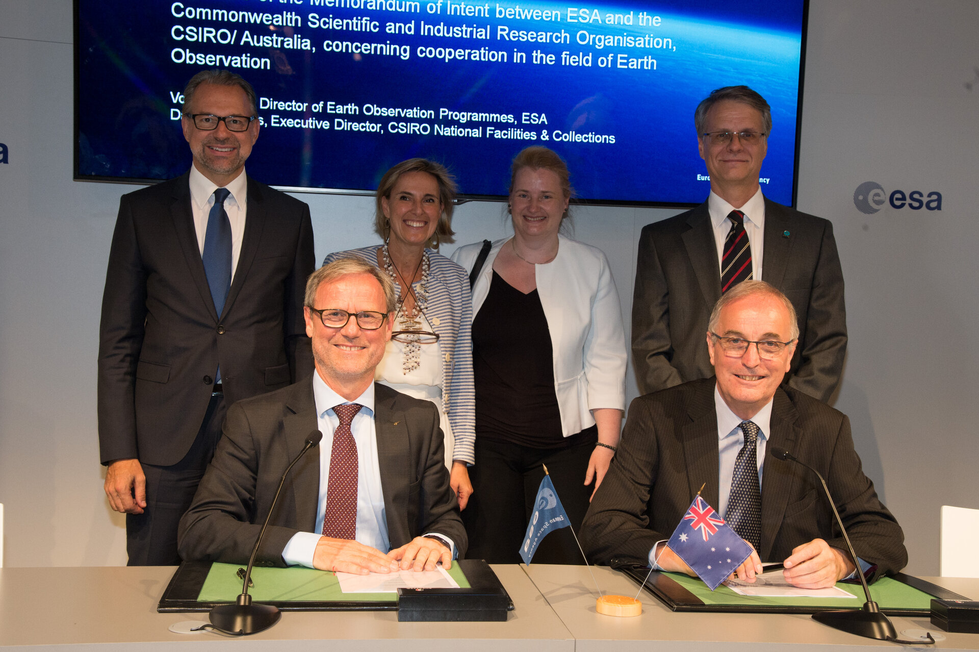 Agreement on the collaboration between Australian and European researchers