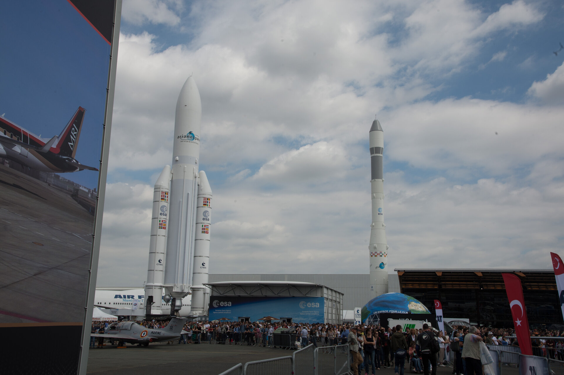 ESA Pavilion, at the 2015 Paris Air and Space Show