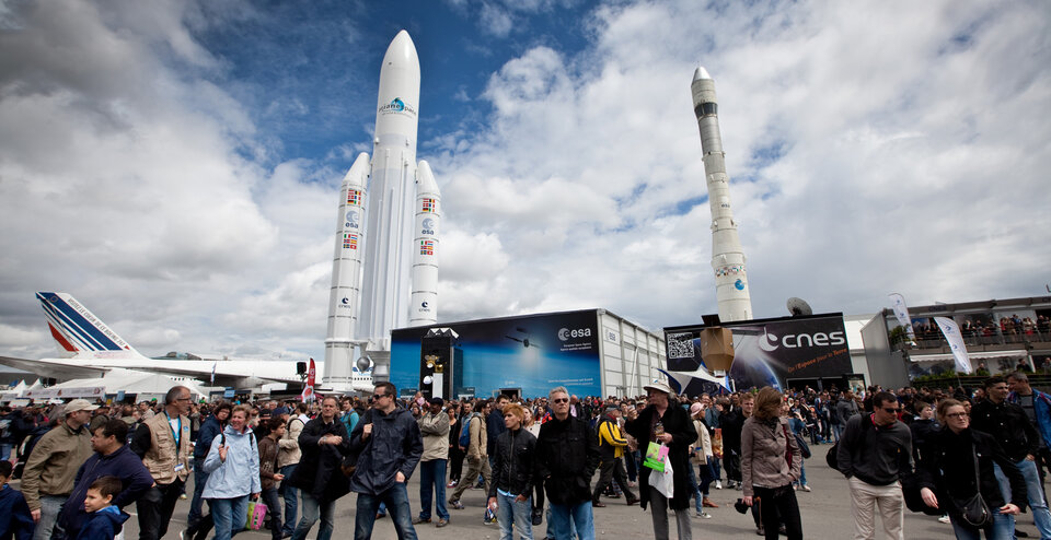 At the Paris Air Show