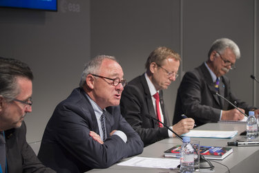 ESA press conference at the Paris Air & Space Show
