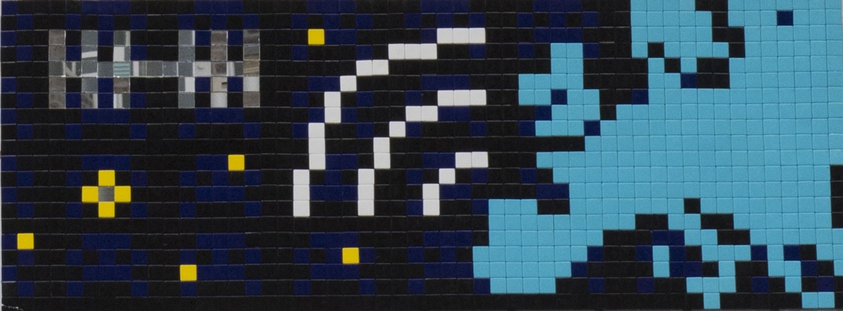 Invader art at ESA Headquarters